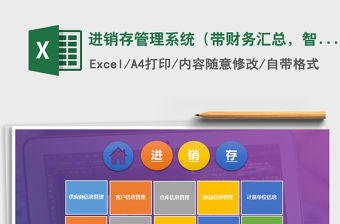 2021年進銷存管理系統（帶財務匯總，智能查詢）