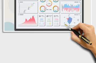 2021年銷售可視化看板-新擬態風格