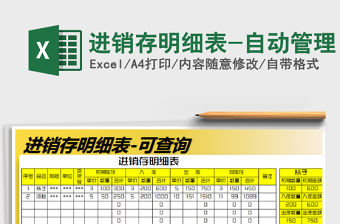 2021年進銷存明細表-自動管理