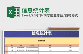 2021年信息統(tǒng)計(jì)表