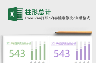 2021年柱形總計