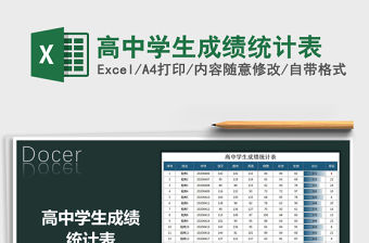2021年高中學生成績統計表