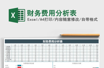 2021年財務(wù)費用分析表