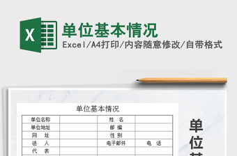 2021年單位基本情況