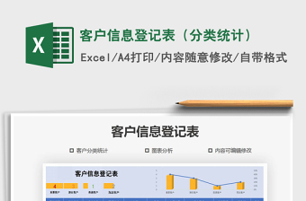 2021年客户信息登记表（分类统计）