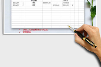 2021年現金收支明細表（帶公式統計）免費下載