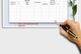 2021年現(xiàn)金收支明細表（帶公式統(tǒng)計）免費下載