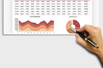 2021年公司歷年數據回顧年終總結表