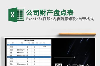 2021年公司財產(chǎn)盤點(diǎn)表