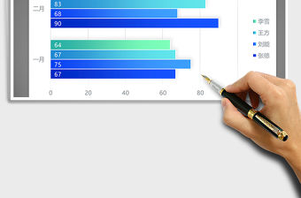 2021年純藍(lán)系列條形圖