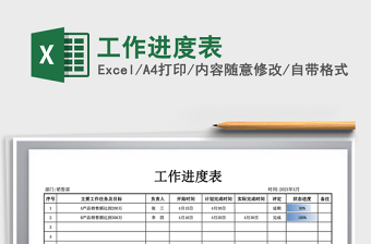 2021年工作進度表