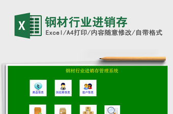 2021年鋼材行業進銷存