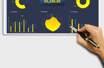 2021年?duì)I銷數(shù)據(jù)動(dòng)態(tài)可視化圖表看板