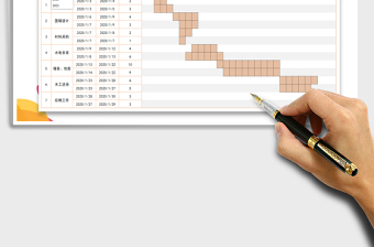 2021年项目进度表-自动更新时间