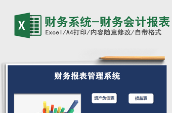 2021年財(cái)務(wù)系統(tǒng)-財(cái)務(wù)會(huì)計(jì)報(bào)表