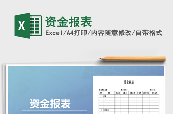 2021年資金報(bào)表
