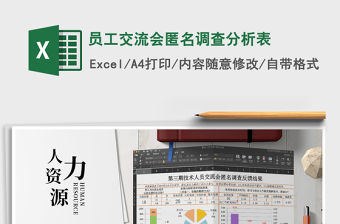 2021年員工交流會匿名調查分析表