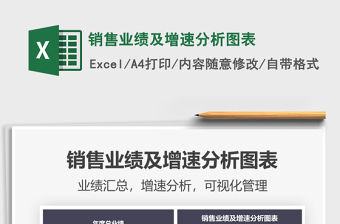 2021年銷售業(yè)績(jī)及增速分析圖表