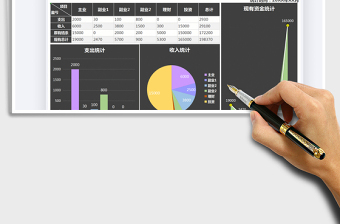 2021年個(gè)人收支-財(cái)務(wù)統(tǒng)計(jì)報(bào)表