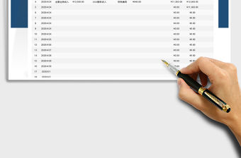 2021年財務收支明細表可查詢自動圖表