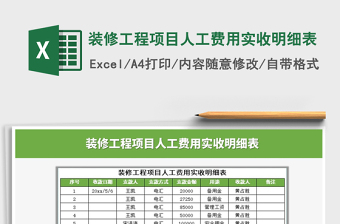 2022装修物业收费标准明细表