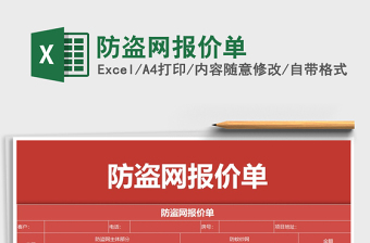 2021年防盜網報價單