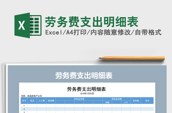 2021年勞務(wù)費(fèi)支出明細(xì)表