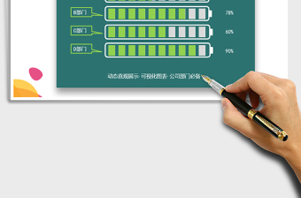 2021年电池百分比动态条形图表