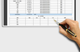2021年食堂收支明細表