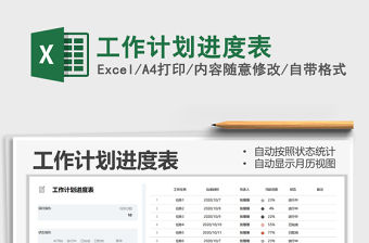 2021年工作計劃進度表