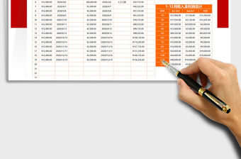 2021年年度財務收支明細表