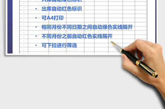 2021年商品出入庫(kù)登記表