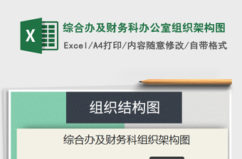 2021年綜合辦及財務科辦公室組織架構(gòu)圖免費下載