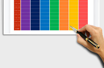 2021年七彩一周工作學習計劃表