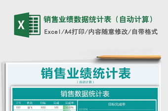 2021年銷售業(yè)績數(shù)據(jù)統(tǒng)計(jì)表（自動(dòng)計(jì)算）