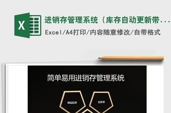 2021年進銷存管理系統（庫存自動更新,帶出入單）