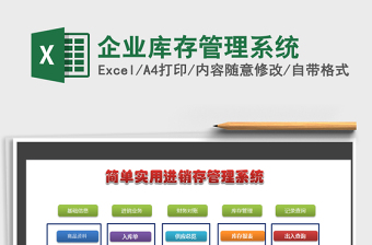 2021年企業(yè)庫存管理系統(tǒng)