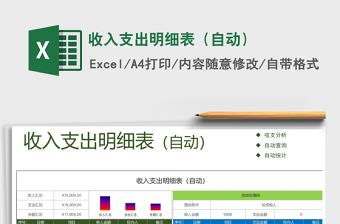 2021年收入支出明細表（自動）