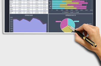 2021年銷售四季度業績數據圖表分析