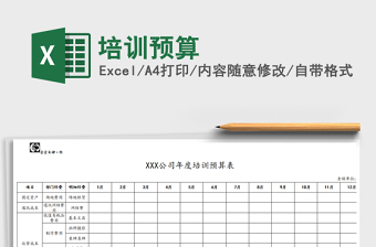 2021年培訓(xùn)預(yù)算