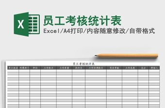 2021年員工考核統(tǒng)計表
