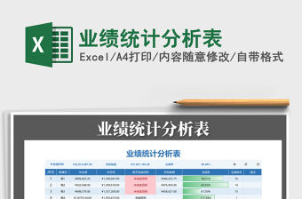 2021年業(yè)績統(tǒng)計分析表