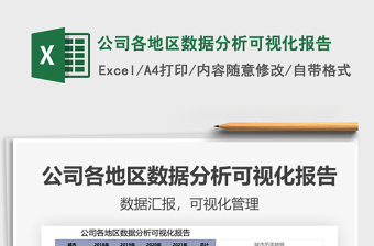 2021年公司各地區(qū)數(shù)據(jù)分析可視化報告
