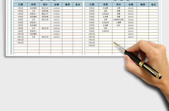 2021年常用收支表-日記帳