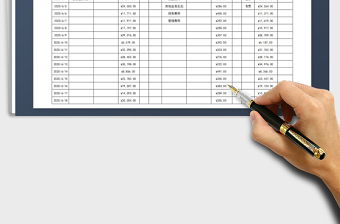 2021年财务收支报表自动统计