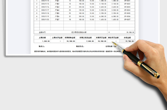 2021年发货往来财务对账单