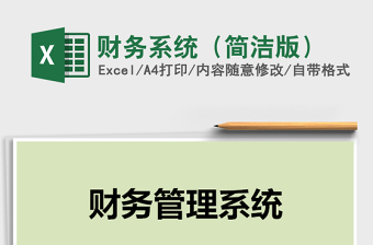 2021年財(cái)務(wù)系統(tǒng)（簡(jiǎn)潔版）