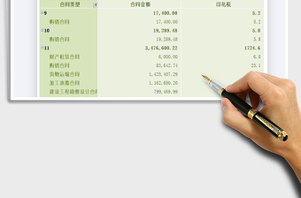 2021年通用印花税计算表