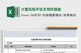 2021年大廈風(fēng)險(xiǎn)評(píng)估及預(yù)防措施