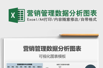 2021年營銷管理數據分析圖表免費下載